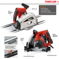 High Precision Multi-angle Cutting Electric Plunge Saw